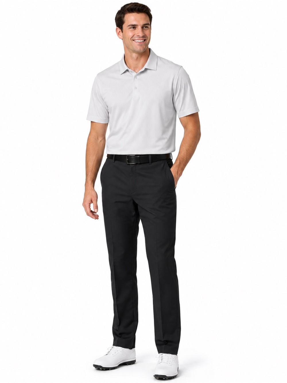 Nike Golf Pants Mens 36x32 Black Dri-FIT Stretch Performance Business Casual